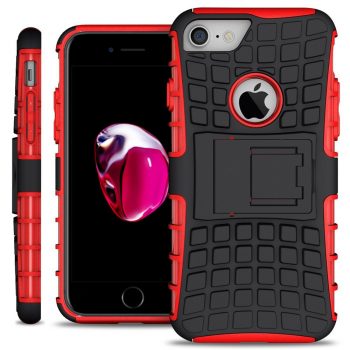 Just in Case Rugged Hybrid Apple iPhone 7 / 8 Case (Red)