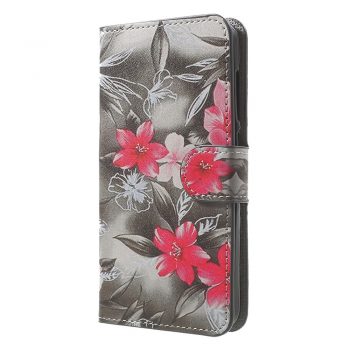 Just in Case Apple iPhone 7 / 8 Wallet Case (Flowers Grey)