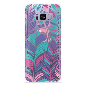 Just in Case Galaxy S8 Hoesje Design Feathers