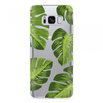 Just in Case Galaxy S8 Hoesje Palm Leaves