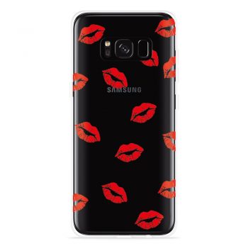Just in Case Galaxy S8 Hoesje Red Kisses