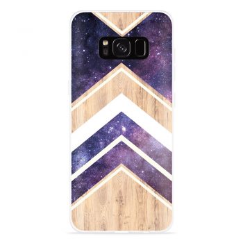 Just in Case Galaxy S8 Hoesje Space wood