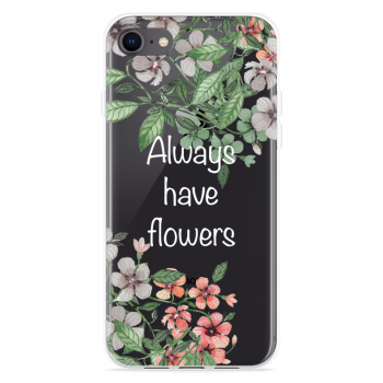 Just in Case iPhone 8 Hoesje Always have flowers