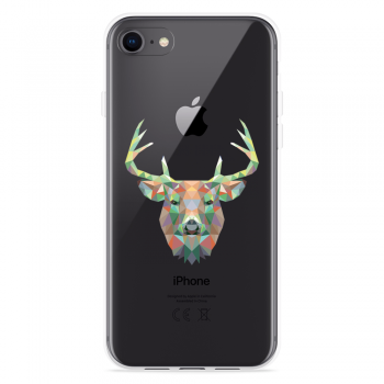 Just in Case iPhone 8 Hoesje Art Deco Deer