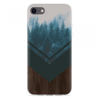 Just in Case iPhone 8 Hoesje Forest wood