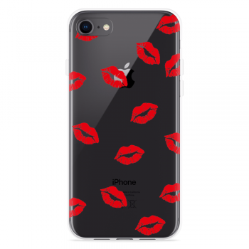 Just in Case iPhone 8 Hoesje Red Kisses