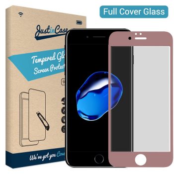 Just in Case Full Cover Tempered Glass Apple iPhone 7 / 8 (Rose Gold)