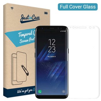 Just in Case Full Cover Tempered Glass Samsung Galaxy S8 (Clear)