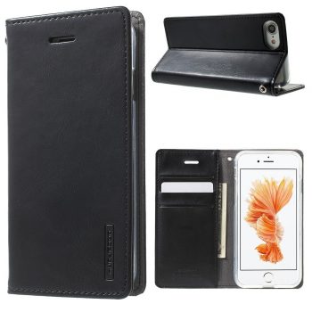 MERCURY Apple iPhone 7 / 8 Blue Moon Wallet Case (Black)