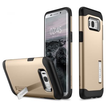 Spigen Slim Armor Samsung Galaxy S8 Case (Gold Maple)