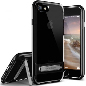 VRS Design Crystal Bumper Case Apple iPhone 7 / 8 (Jet Black