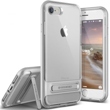 VRS Design Crystal Bumper Case Apple iPhone 7 / 8 (Light Silver)