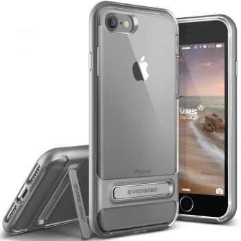 VRS Design Crystal Bumper Case Apple iPhone 7 / 8 (Steel Silver)