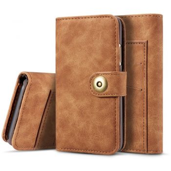 Just in Case Apple iPhone X Vintage Wallet Case (Brown)
