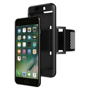 Just in Case Apple iPhone 7 Plus / 8 Plus TPU Sport armband case (Black)