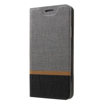 Just in Case Apple iPhone X Wallet Case (Striped Grey)
