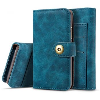 Just in Case Apple iPhone X Vintage Wallet Case (Blue)
