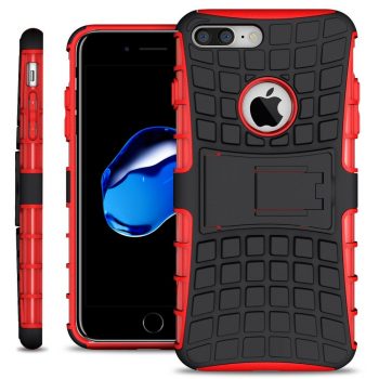 Just in Case Rugged Hybrid Apple iPhone 7 Plus Case (Red)