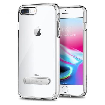 Spigen Ultra Hybrid Case S Apple iPhone 8 Plus (Crystal Clear)