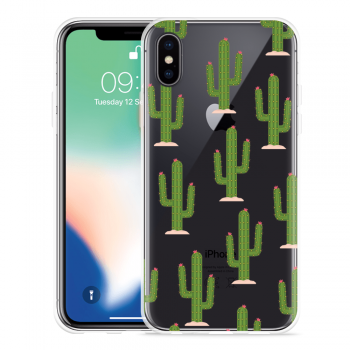 Just in Case Apple iPhone X Hoesje Cactus