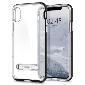 Spigen Crystal Hybrid Case Apple iPhone X (Black)