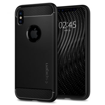 Spigen Rugged Armor Case Apple iPhone X (Black)