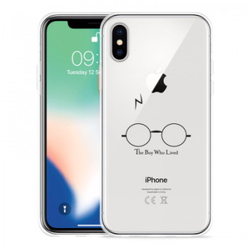 Just in Case Apple iPhone X Hoesje The Boy Who Lived