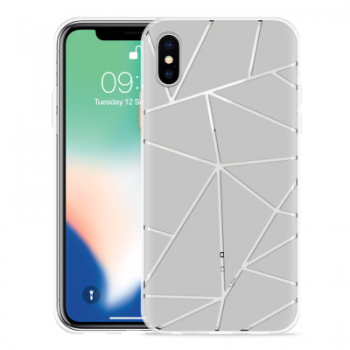 Just in Case Apple iPhone X Hoesje Triangles