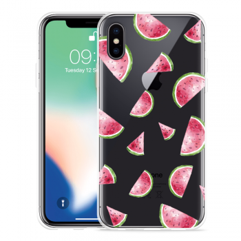 Just in Case Apple iPhone X Hoesje Watermeloen