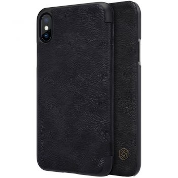 Nillkin Qin Leather Case Apple iPhone X (Black)