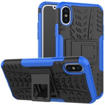 Just in Case Rugged Hybrid Apple iPhone X Case (Blue)