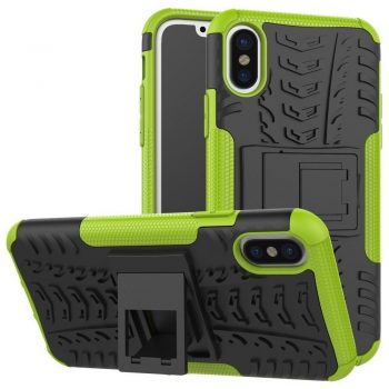 Just in Case Rugged Hybrid Apple iPhone X Case (Green)
