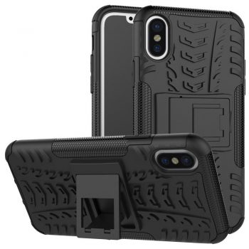 Just in Case Rugged Hybrid Apple iPhone X Case (Black)