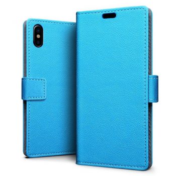 Just in Case Apple iPhone X Wallet Case (Blue)