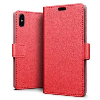 Just in Case Apple iPhone X Wallet Case (Red