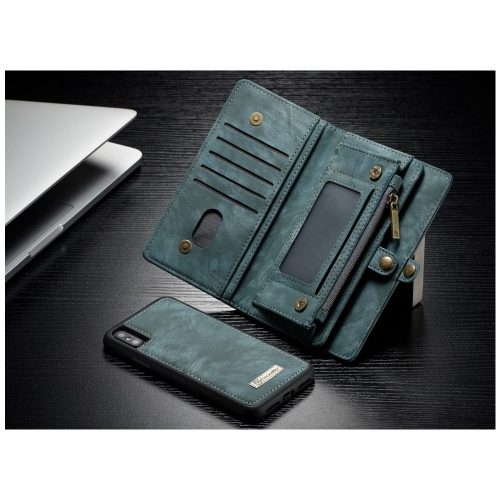 caseme-apple-iphone-x-luxe-lederen-portemonnee-hoesje-backcover-groen-003