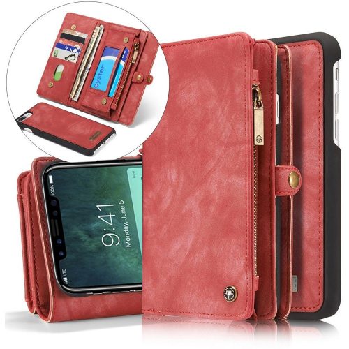 caseme-apple-iphone-x-luxe-lederen-portemonnee-hoesje-backcover-rood-001