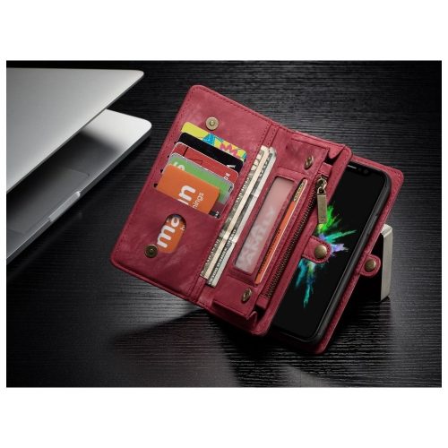 caseme-apple-iphone-x-luxe-lederen-portemonnee-hoesje-backcover-rood-008