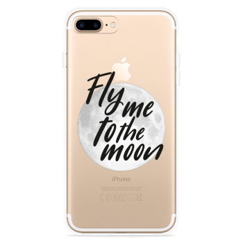 Just in Case iPhone 7 Plus Hoesje Fly me to te Moon