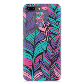 Just in Case iPhone 8 Plus Hoesje Design Feathers