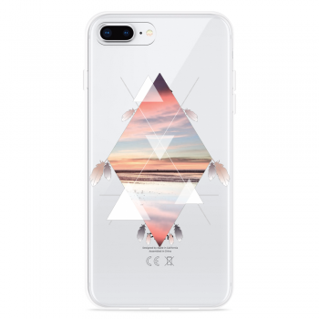 Just in Case iPhone 8 Plus Hoesje Feather Art