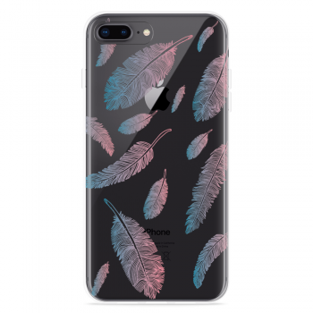 Just in Case iPhone 8 Plus Hoesje Feathers