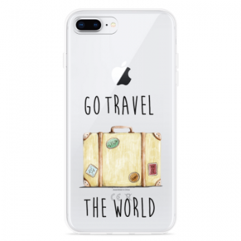 Just in Case iPhone 8 Plus Hoesje Go Travel The World