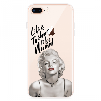 Just in Case iPhone 8 Plus Hoesje Life is too Short to be Normal