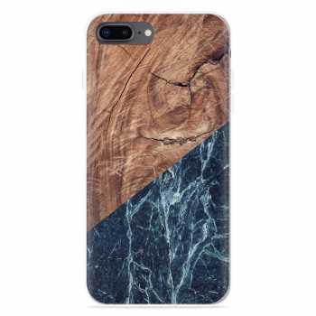 Just in Case iPhone 8 Plus Hoesje Marble Wood