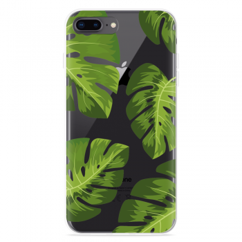 Just in Case iPhone 8 Plus Hoesje Palm Leaves