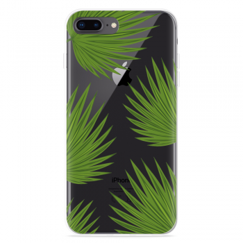 Just in Case iPhone 8 Plus Hoesje Palm Leaves Large