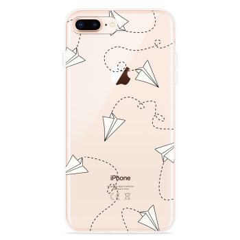 Just in Case iPhone 8 Plus Hoesje Paper Planes