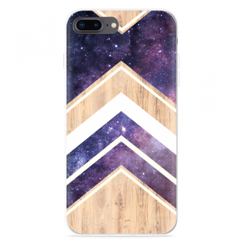Just in Case iPhone 8 Plus Hoesje Space wood