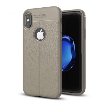 Just in Case Soft Design TPU Apple iPhone X Case (Slate Grey)